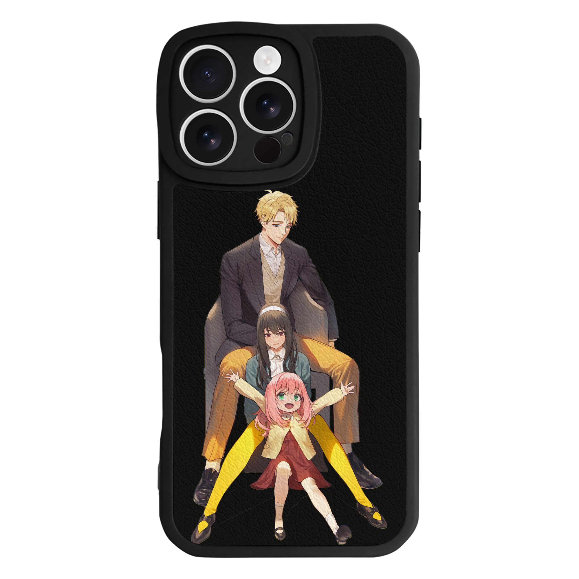 （画像用） SPY×FAMILY间谍家家酒 【iPhone 16シリーズ対応】シリコンスマホケース（レザー調） 材質：シリコン